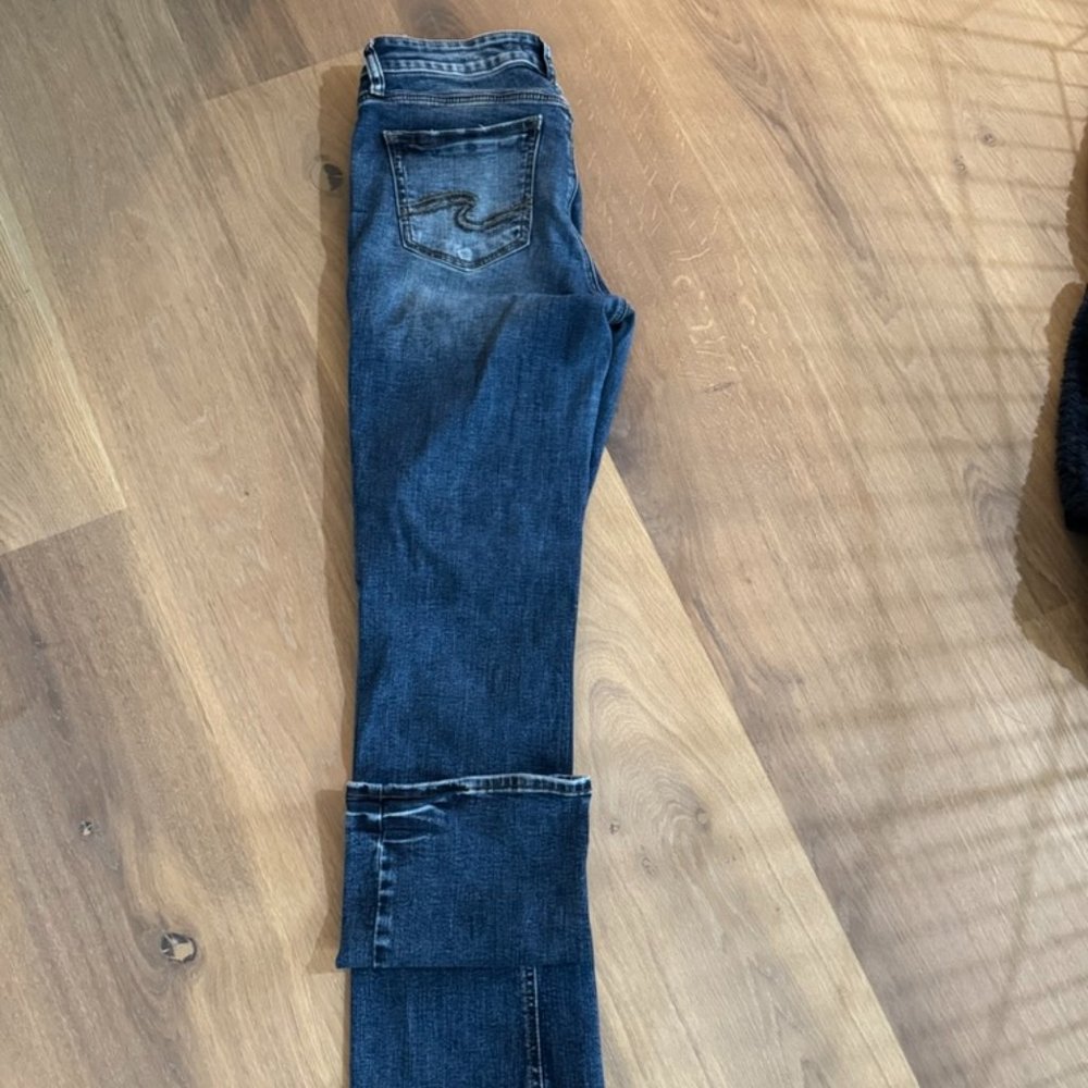 Silver Elyse Slim Boot Cut Jeans